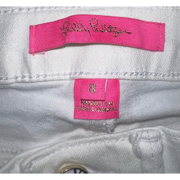 Lilly Pulitzer SOUTH OCEAN HIGH RISE STRETCH SKINNY JEAN Sz 8 coastal - Picture 11 of 11